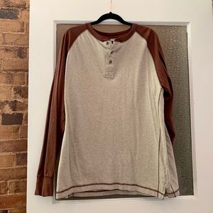 Red Head Henley long sleeve shirt